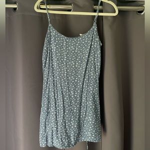 Floral Blue Mini Dress